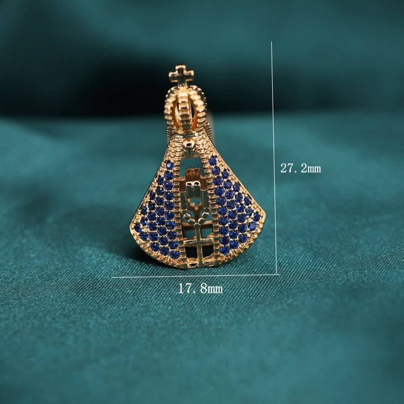 Colar de Nossa Senhora em Cristal de Zircônia