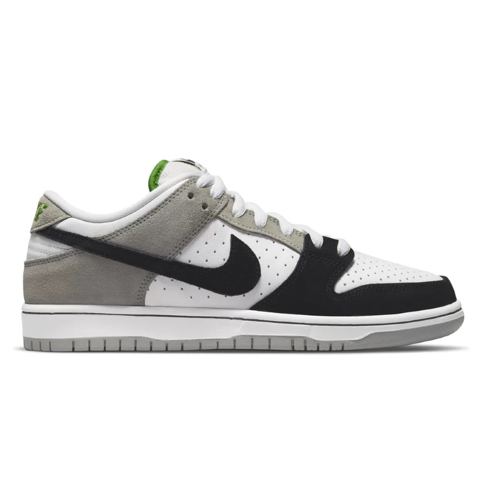 SB Dunk Low Clorophyll Cinza Preto e Verde
