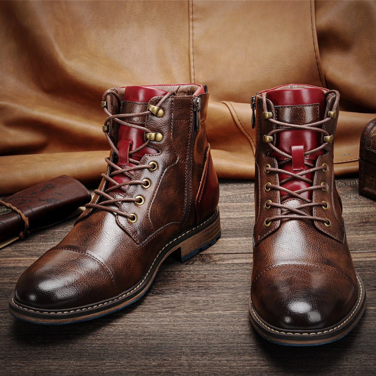 Bota de Couro Masculina Dublin
