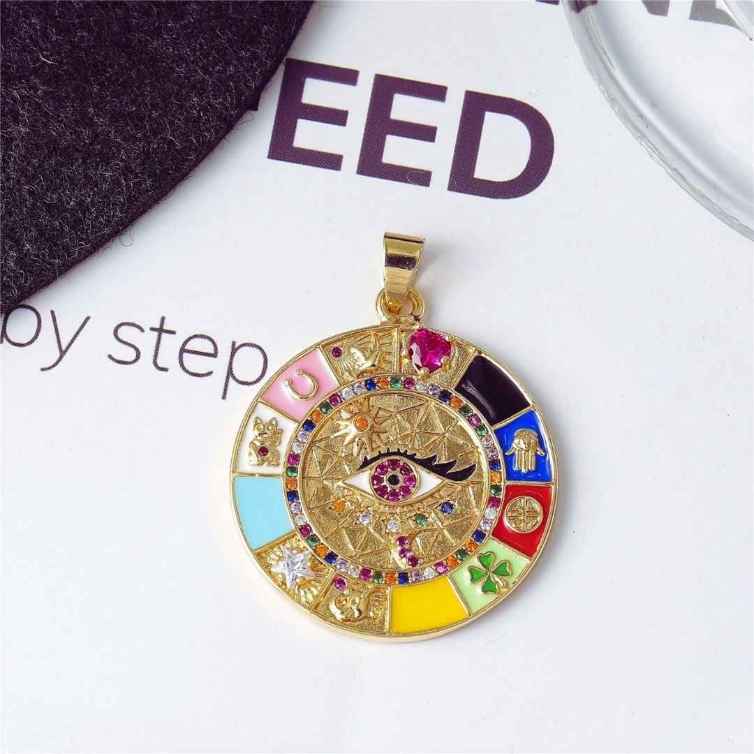 Colar Amuleto da Sorte - Banhado a Ouro 18K