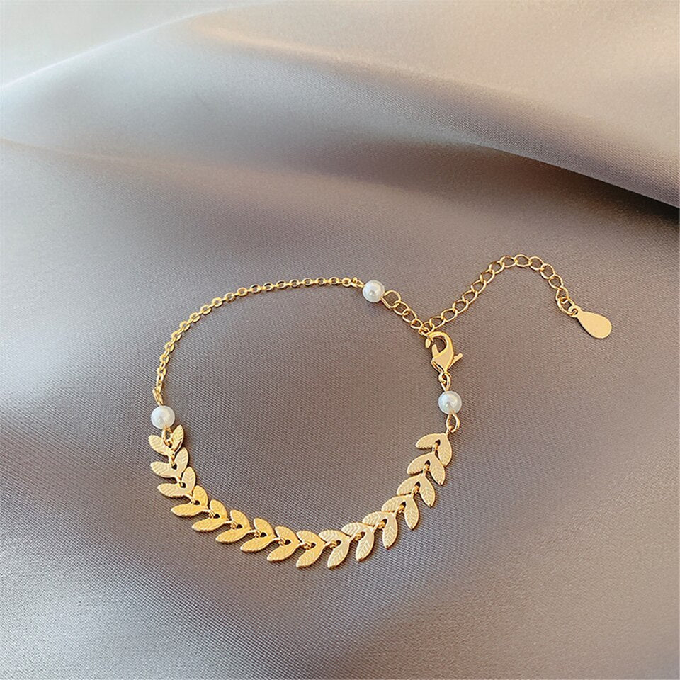 Conjunto Folheado a Ouro 18K com Pérola