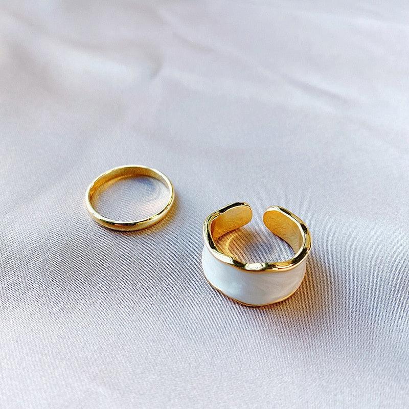 Conjunto de 3 Anéis Vênus