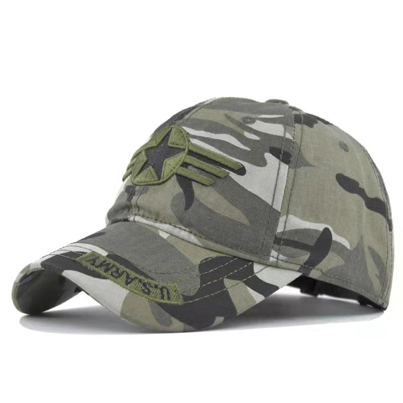 Boné Militar Camuflado USA