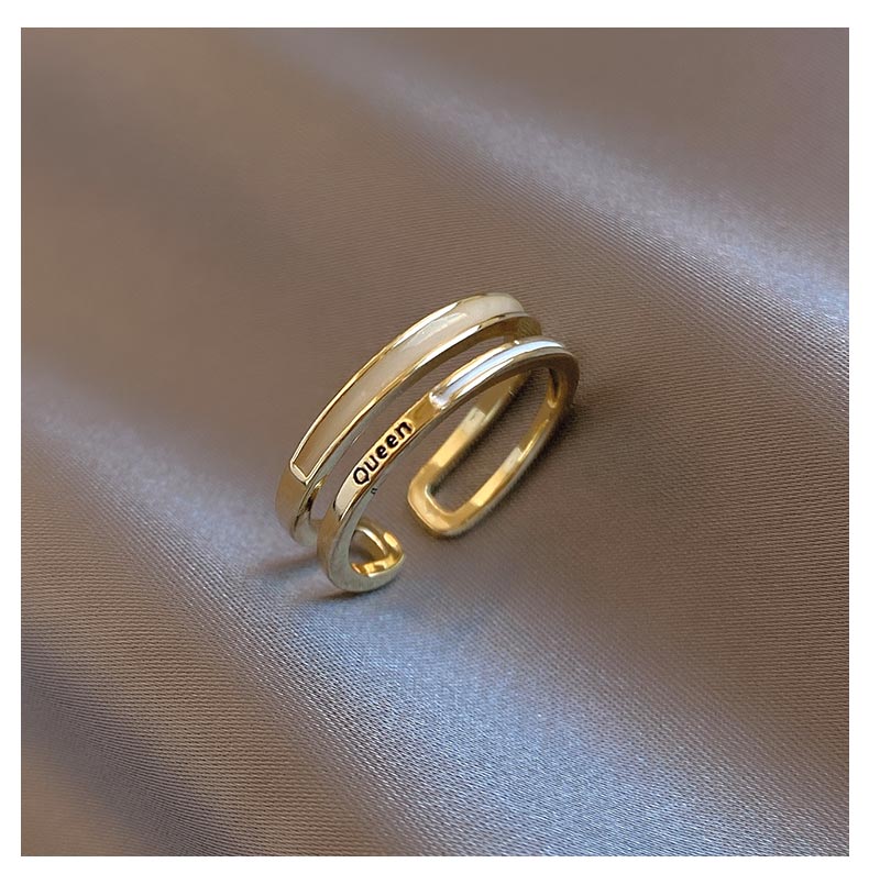 Anel Queen Banhado 18K