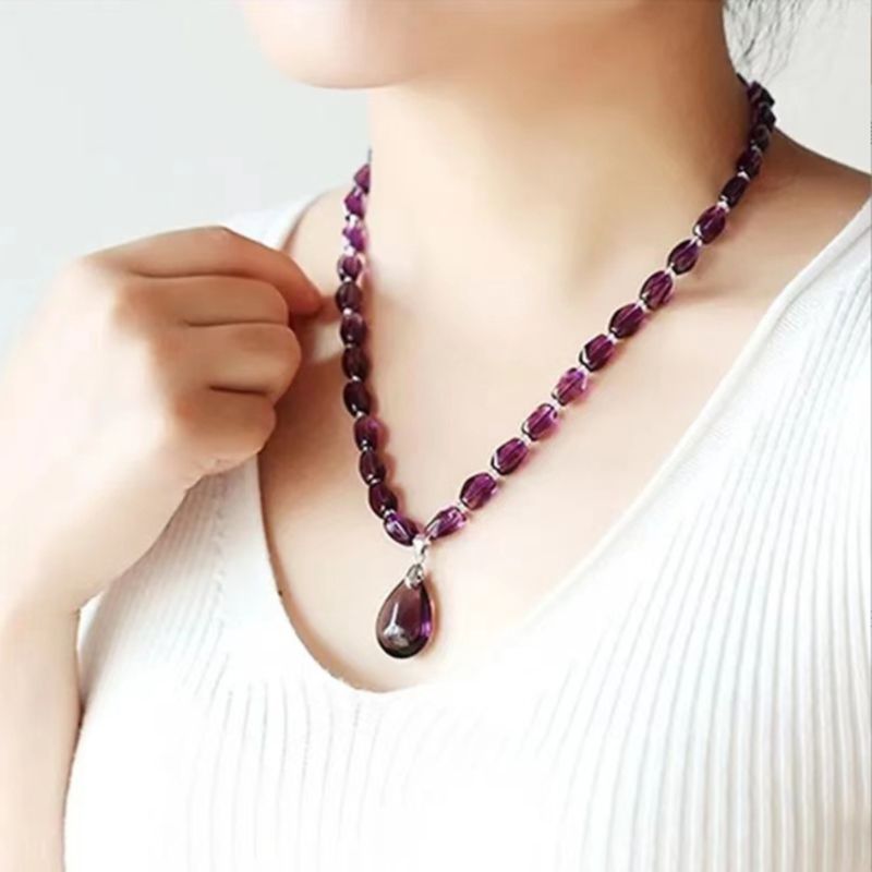 Colar Protetor de Pedras de Ametista