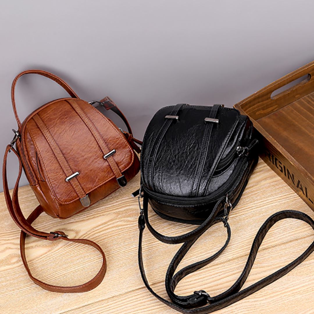 Bolsa de Ombro de Couro Mirella