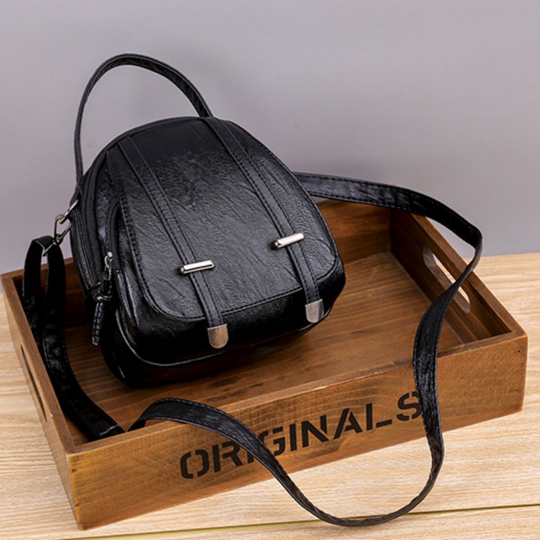 Bolsa de Ombro de Couro Mirella