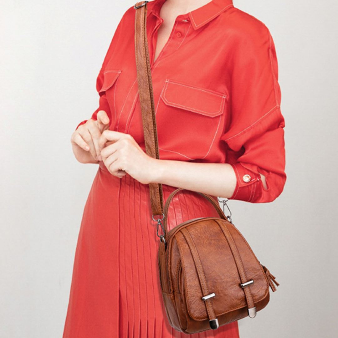 Bolsa de Ombro de Couro Mirella