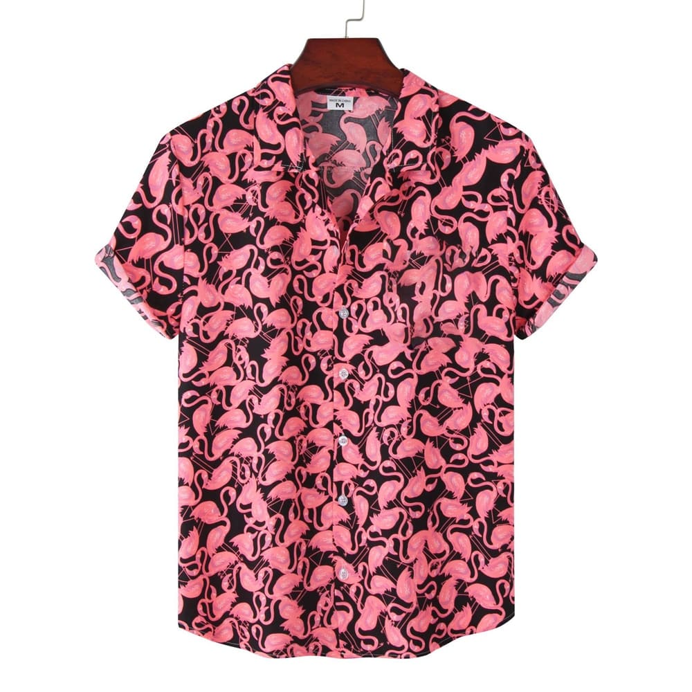 camisa-estampada-flamingo