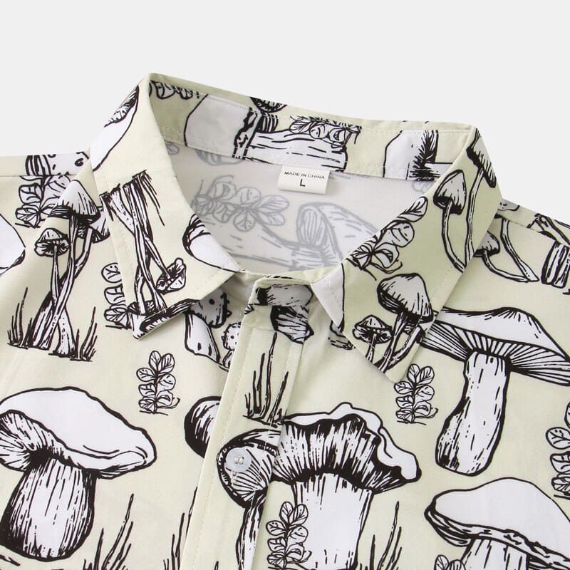camisa-estampada-mushroom-cogumelo