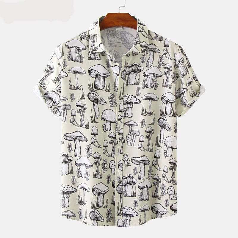 camisa-estampada-mushroom-cogumelo