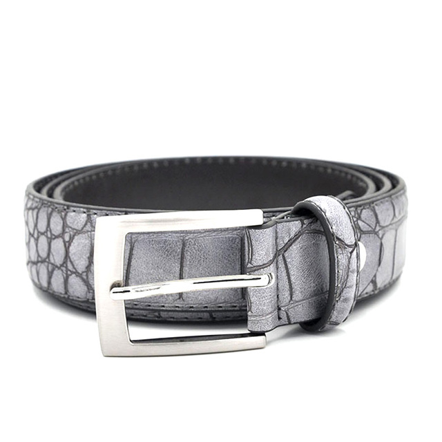 Cinto de Couro Masculino Crocodile