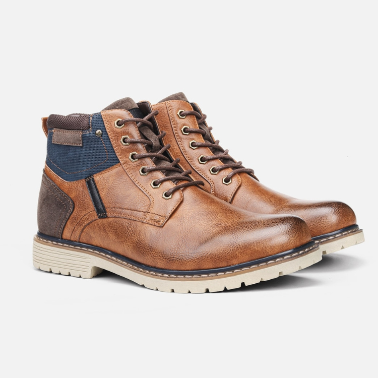Bota Masculina De Couro Somme