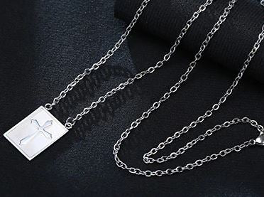 Colar e Escapulário Cruz