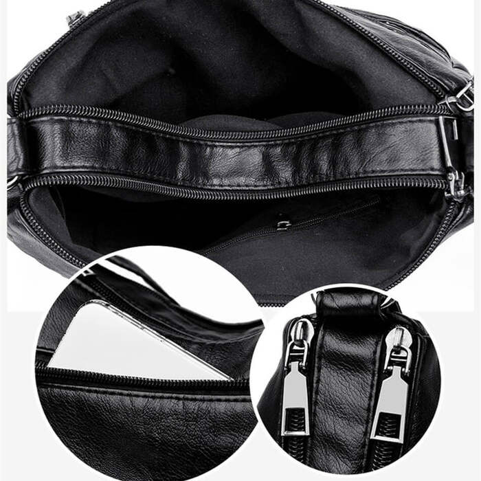 Bolsa de Couro Feminina Élan