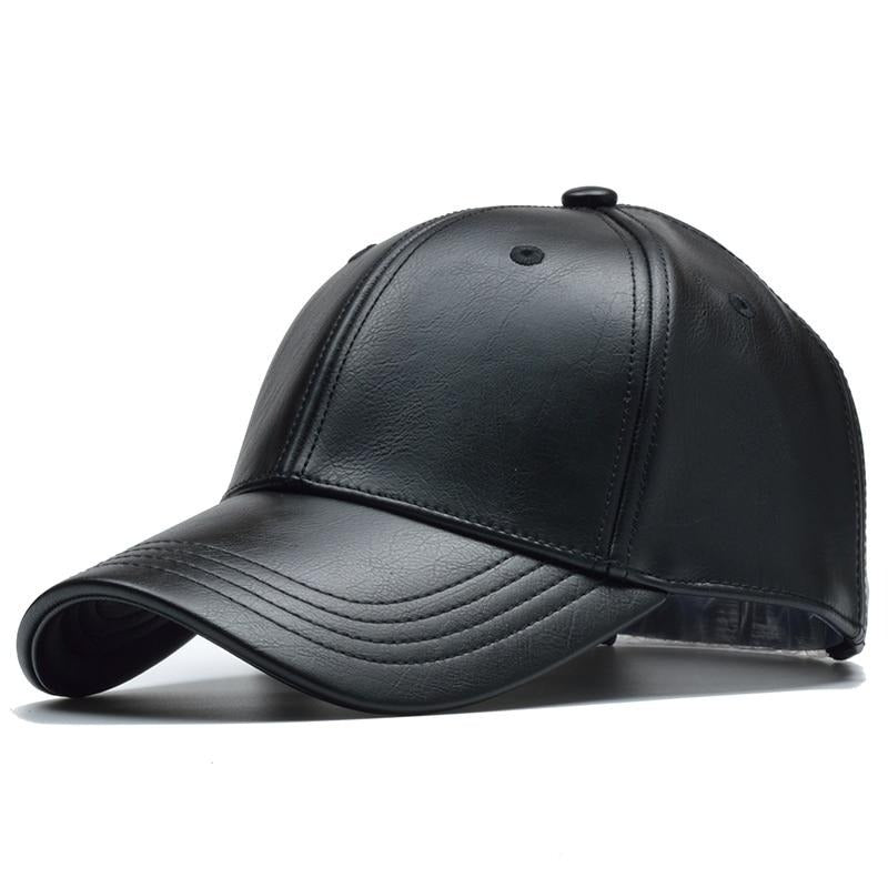 Boné de Couro Biker