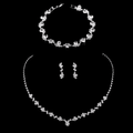 Conjunto com 3 Peças de Cristais