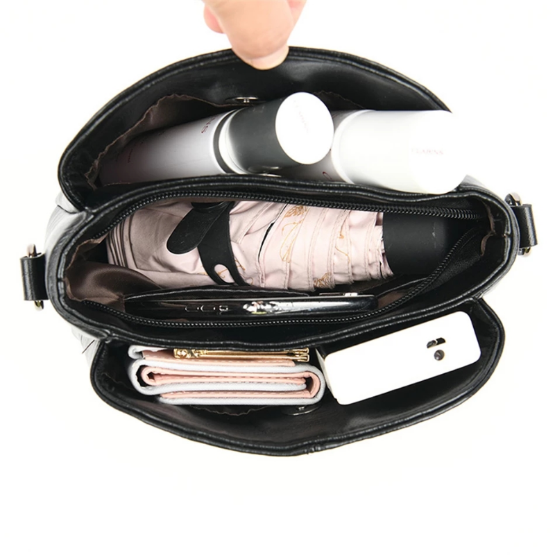 Bolsa Feminina De Couro Balidai