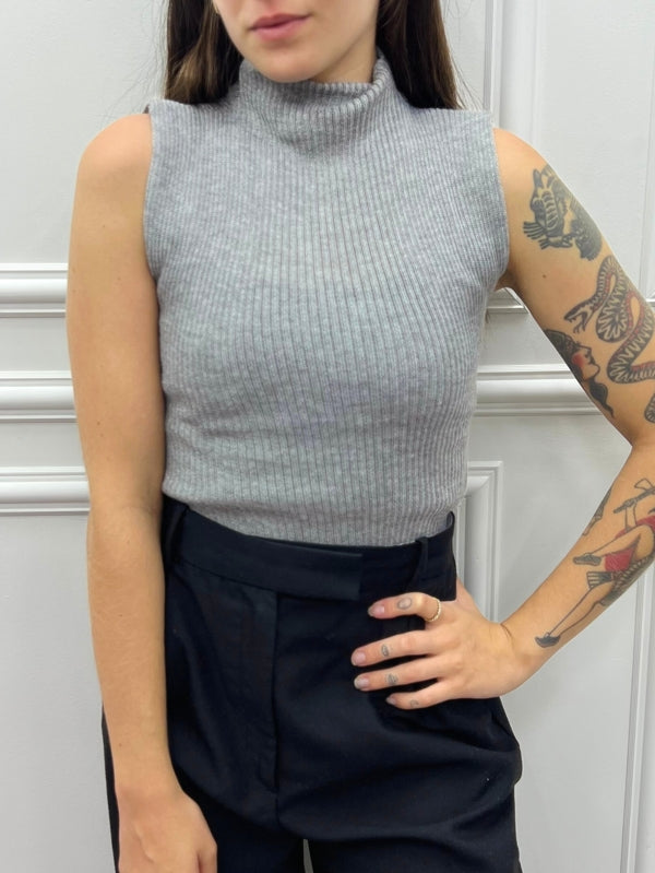 Regata Básica de Tricot Canelado