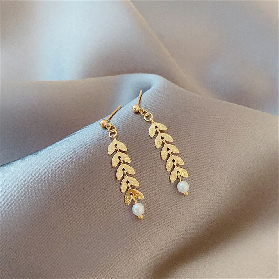 Conjunto Folheado a Ouro 18K com Pérola