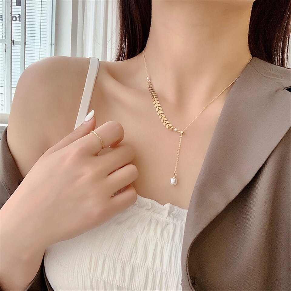 Conjunto Folheado a Ouro 18K com Pérola