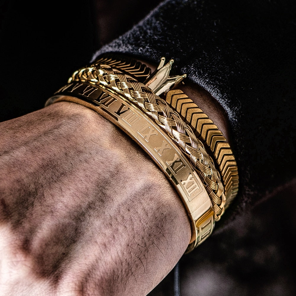 Pulseira Imperatore Versão 2 - 3 peças