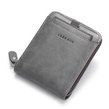 Carteira de Couro Masculina Carr Ken com Zíper Slim