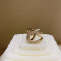 Anel Cristal de Saturno 18k