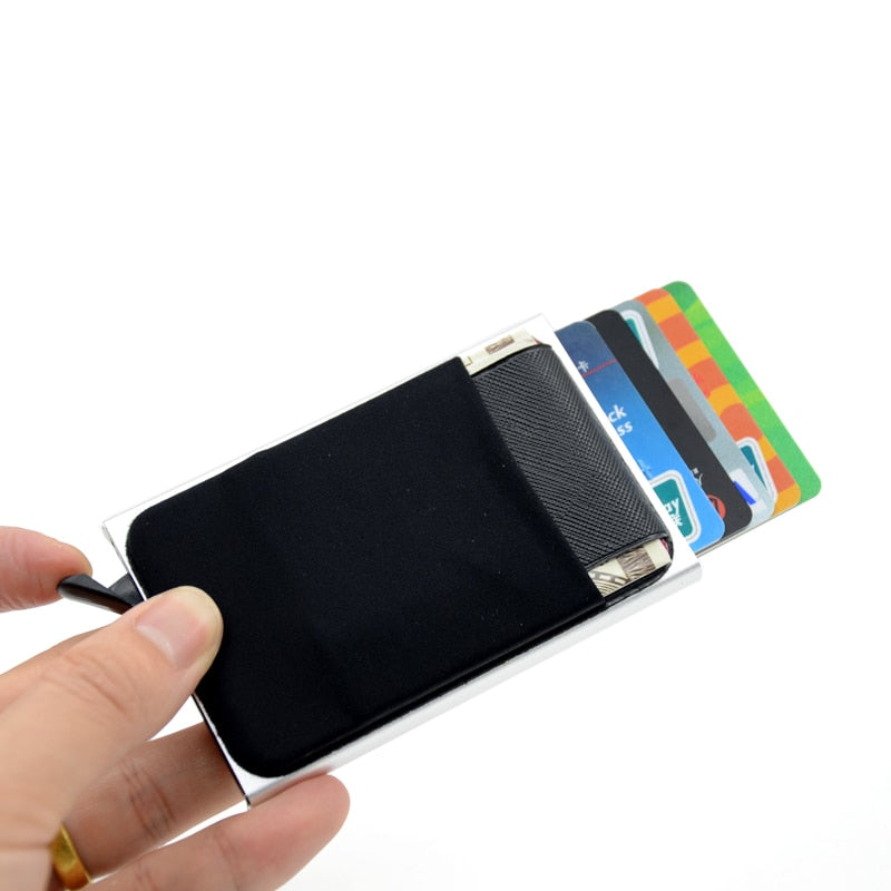 Carteira de Alumínio Slim Card Anti Furto RFID