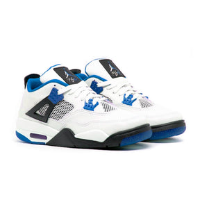 Air Jordan 4 - MotorSports Branco e Azul