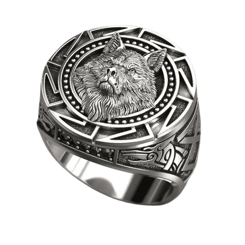 anel-masculino-lobo-viking-vintage