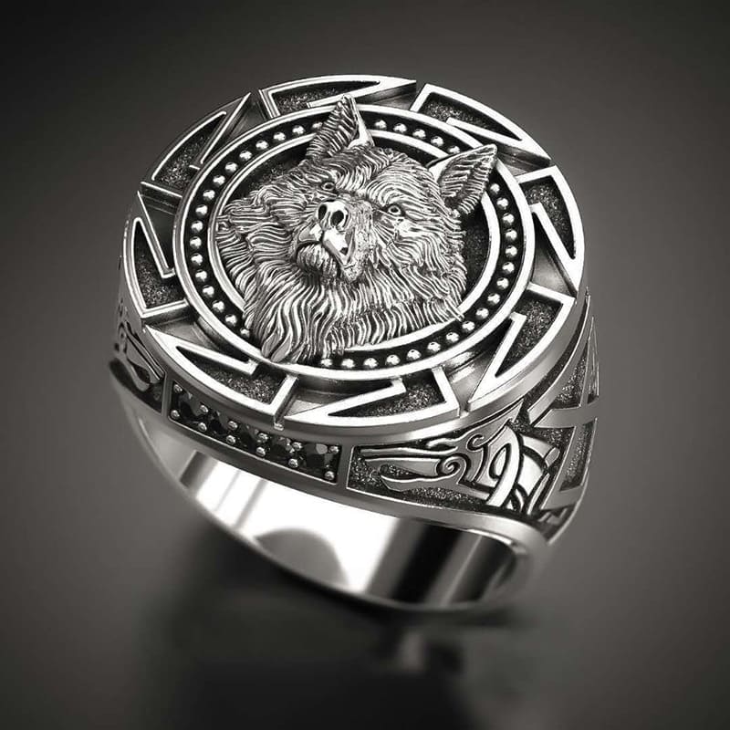 anel-masculino-lobo-viking-vintage