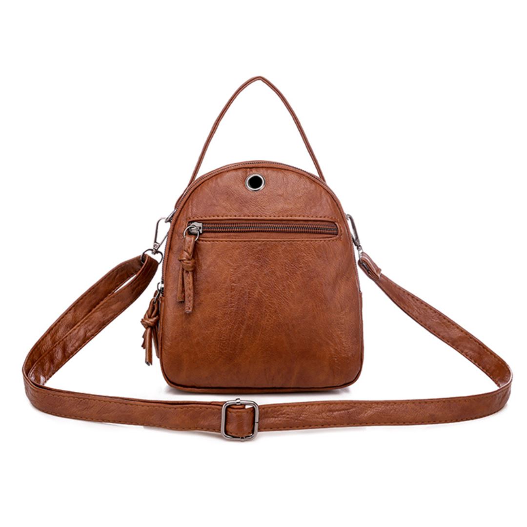 Bolsa de Ombro de Couro Mirella