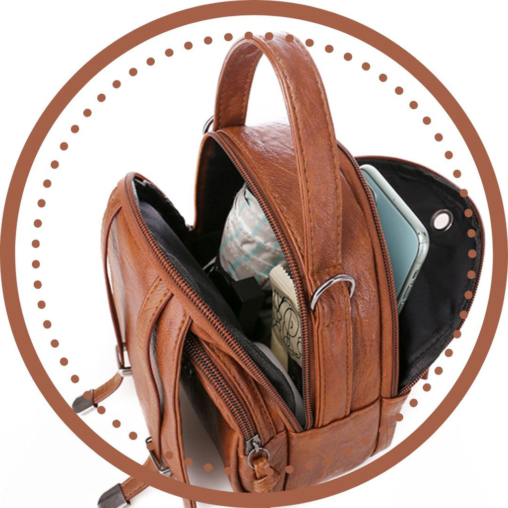 Bolsa de Ombro de Couro Mirella