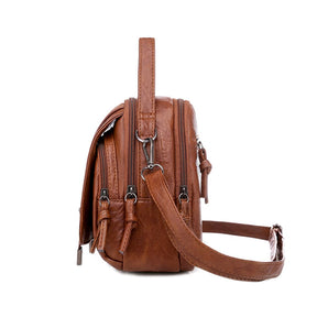 Bolsa de Ombro de Couro Mirella