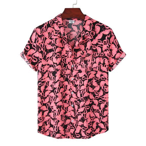 camisa-estampada-flamingo
