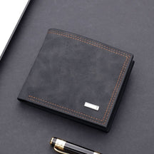 Carteira Masculina de Couro Eton Classic Slim