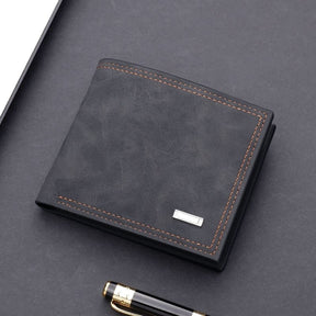 Carteira Masculina de Couro Eton Classic Slim
