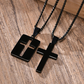 Kit 2 Colares de Cruz - Compre 1 e Leve 2
