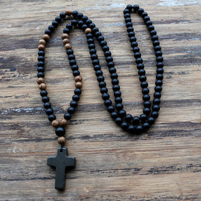Crucifixo de Pedra Vulcânica - Cross Stone