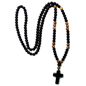Crucifixo de Pedra Vulcânica - Cross Stone