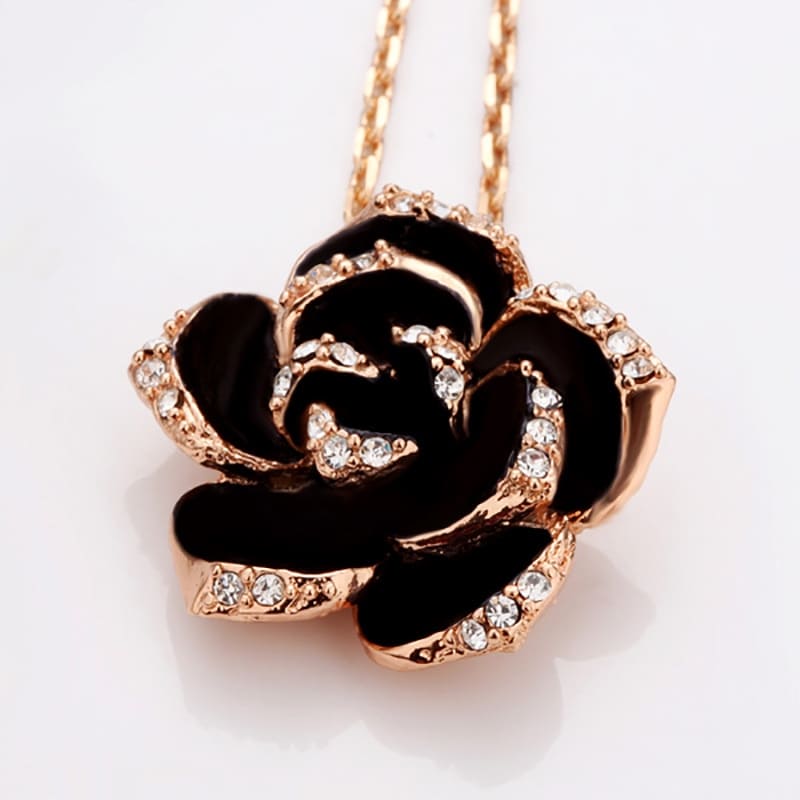 conjunto-colar-brincos-rosa-negra