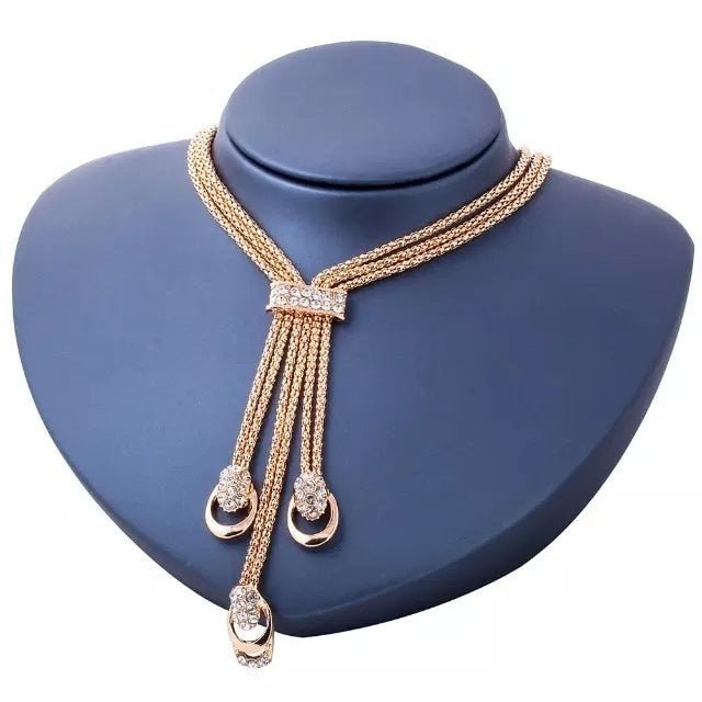 Conjunto Completo Joias de Cristais - 4 Peças