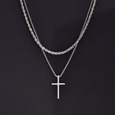 Kit 2 Colares com Crucifixo JC