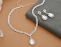 Conjunto Colar e Brinco de Cristais Shine