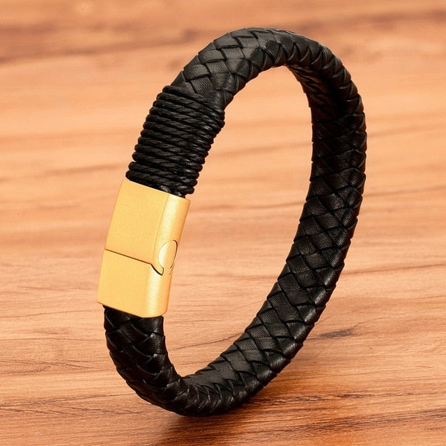 Pulseira de Couro Artesão