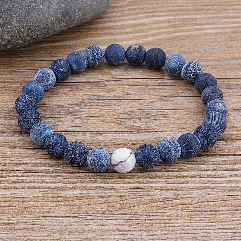 Pulseira com Pedras de Lava Deluxe