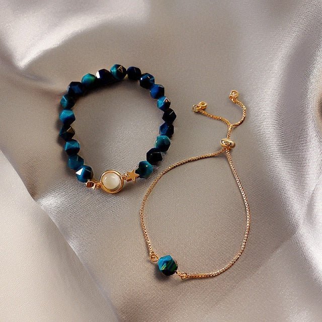 Pulseiras com Pedras Naturais - 2 unidades