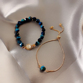 Pulseiras com Pedras Naturais - 2 unidades